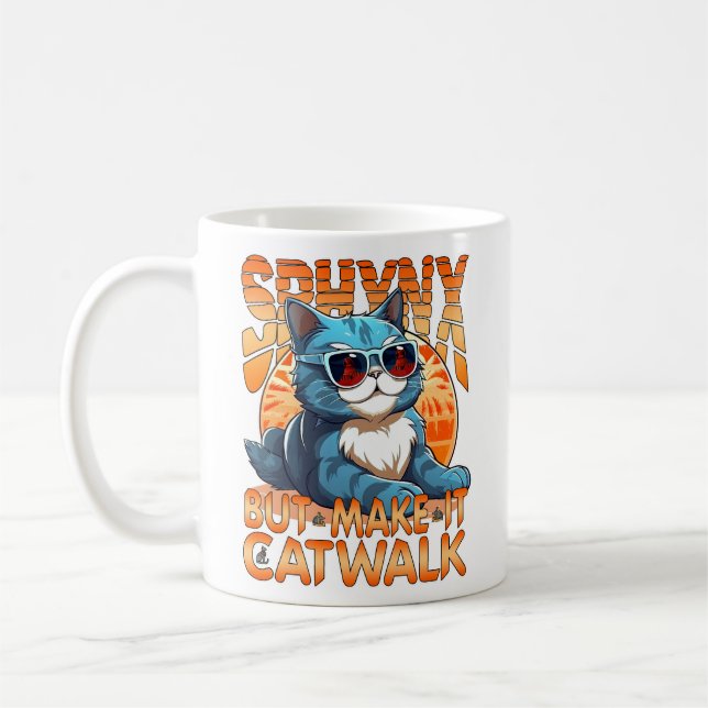 Taza De Café Sfinx, pero hágalo pasear (Izquierda)