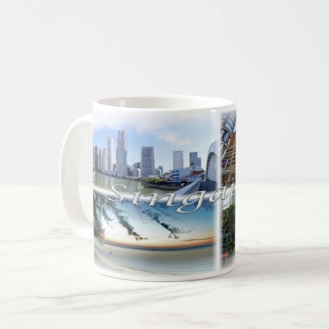 Taza De Café SG Singapur - (Anverso izquierdo)
