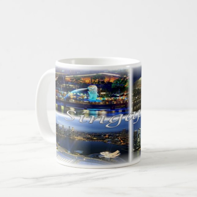 Taza De Café SG Singapur - (Anverso izquierdo)