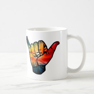 Taza De Café Shaka Arcoíris