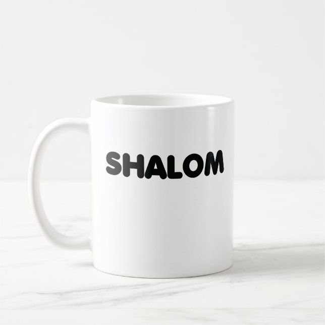 Taza De Café Shalom (Izquierda)