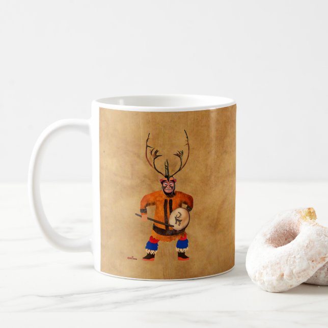 Taza De Café Shaman tamborilero (Con donut)