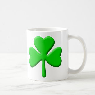 Taza De Café shamrock 3d