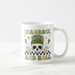 Taza De Café Shamrock and Roll - Skeleton Clover