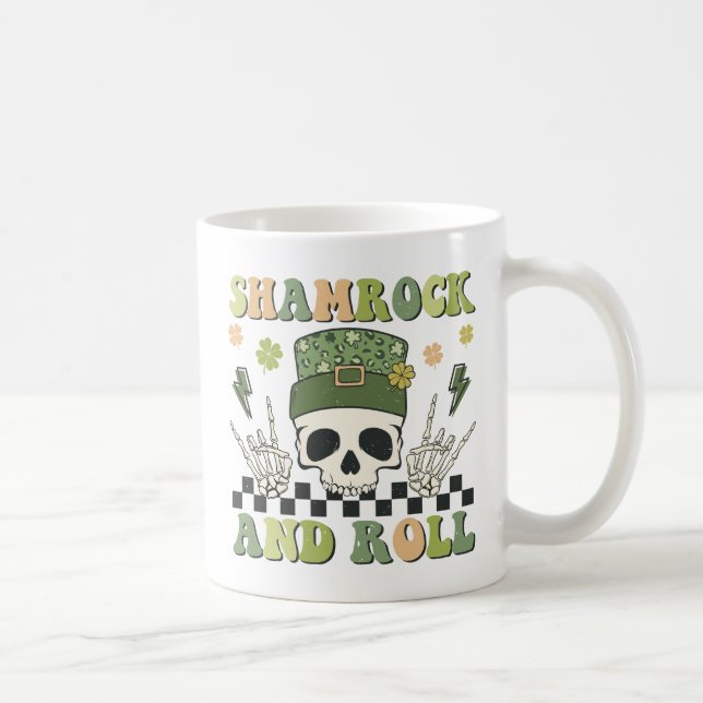 Taza De Café Shamrock and Roll - Skeleton Clover (Derecha)