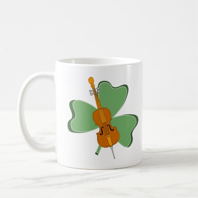Taza De Café Shamrock Cello (Izquierda)