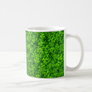 Taza De Café Shamrock Clovers Green Irish Symbol Irlanda