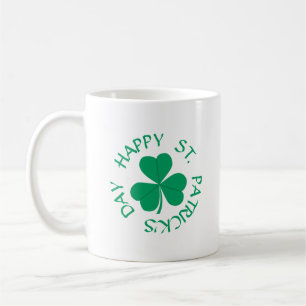 Taza De Café Shamrock Happy St. Patrick's Day