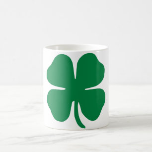 Taza De Café Shamrock irlandés