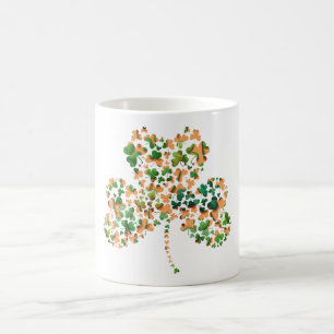 Taza De Café Shamrock irlandés
