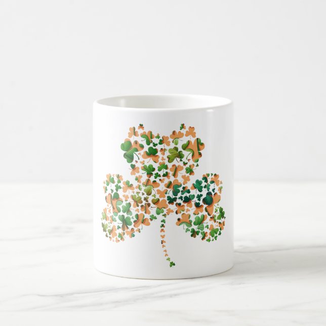 Taza De Café Shamrock irlandés (Centro)