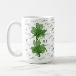 Taza De Café Shamrock Lucky Coffee Mug