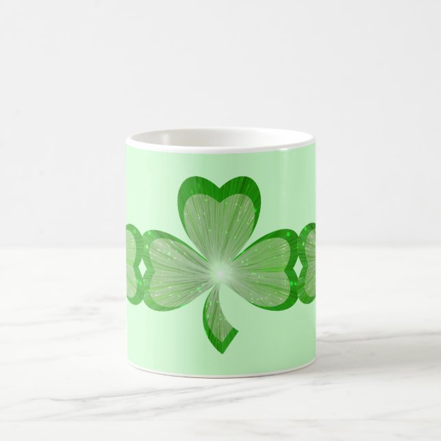 Taza De Café Shamrock mug green (Centro)
