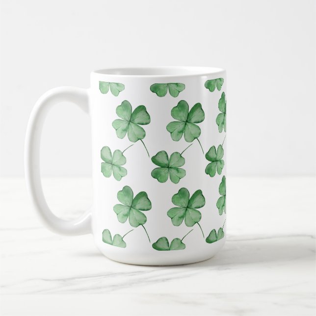 Taza De Café Shamrock Mug para el Día de San Patricio (Izquierda)