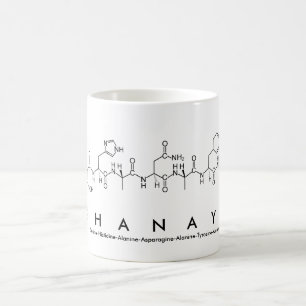 Taza De Café Shanaya peptide nombre mug