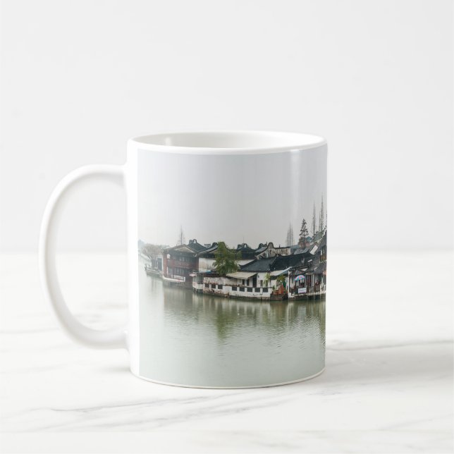Taza De Café Shanghai, China, 30 de marzo de 2017, Wooden histó (Izquierda)