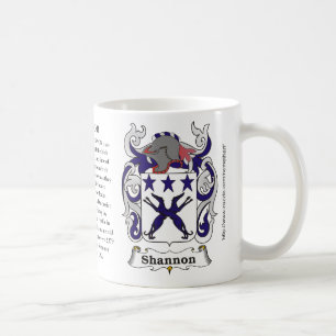 Taza De Café Shannon, el origen, significado y el escudo