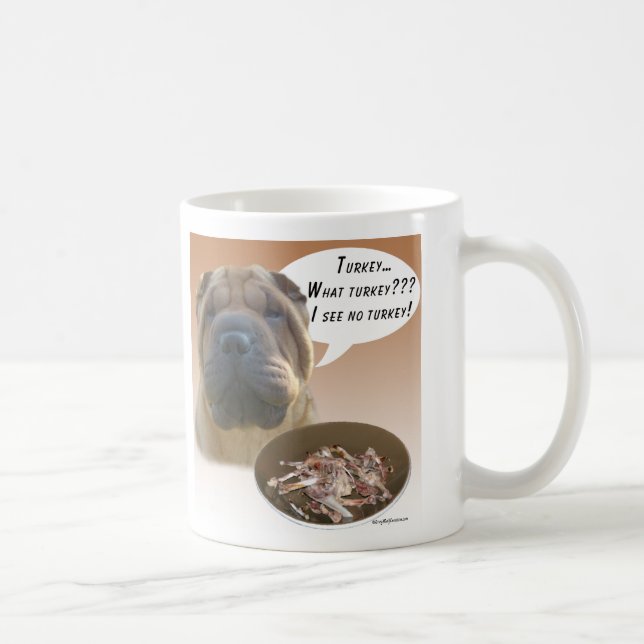 Taza De Café Shar Pei Chino (Derecha)