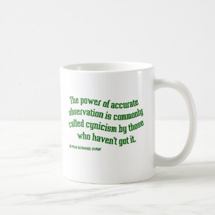 Taza De Café Shaw en cinismo