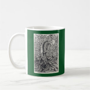 Taza De Café Shayol, dibujo de tinta
