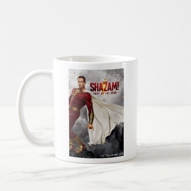 Taza De Café ¡SHAZAM! Furia de los dioses | Poster de cine suel (Izquierda)