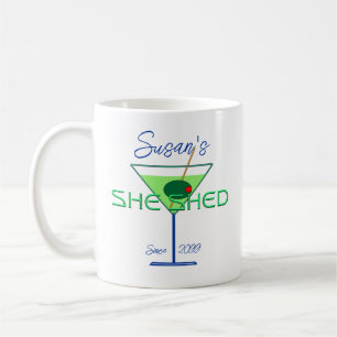 Taza De Café Shed Woman's Man Cave Bar