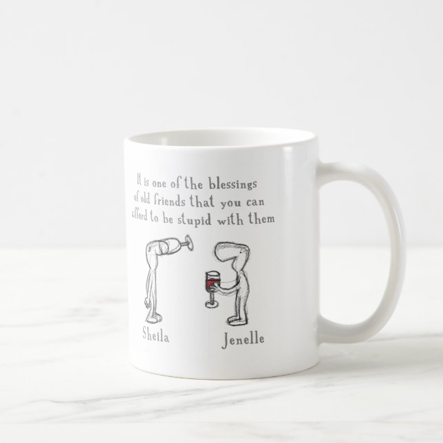 Taza De Café Sheila y Jenelle (Derecha)
