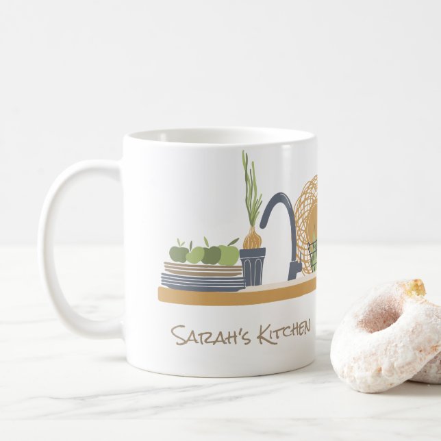 Taza De Café Shelf #1 Mug (Con donut)