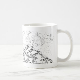 Taza De Café Shell él the beach