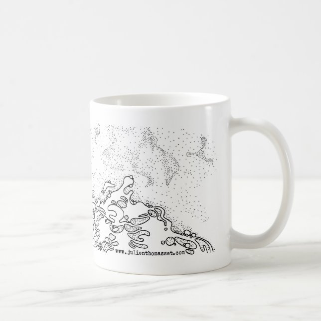 Taza De Café Shell él the beach (Derecha)