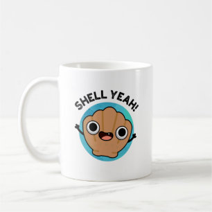 Taza De Café Shell Yeah Funny Seashell Pun