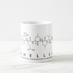 Taza De Café Shellie peptide nombre mug