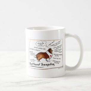 Taza De Café Sheltie del Sable