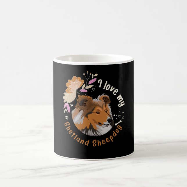 Taza De Café Sheltie Dog Shetland Sheepdog Gift Idea (Centro)