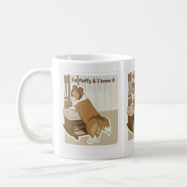 Taza De Café Sheltie esponjoso
