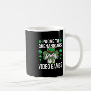 Taza De Café Shenanigans Video Juegos Divertido Jugador Día de