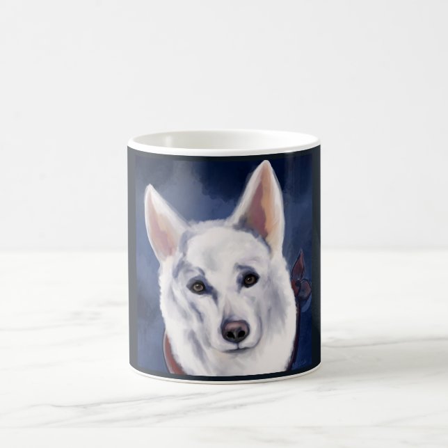 TAZA DE CAFÉ SHEPHERD GERMANO BLANCO (Centro)