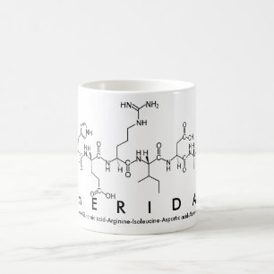 Taza De Café Sheridan peptide nombre mug