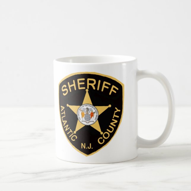 Taza De Café Sheriff del condado de Atlantic (Derecha)