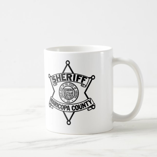 Taza De Café Sheriff del condado de Maricopa (Derecha)