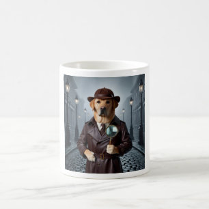 Taza De Café Sherlock Labrador Mug: Desenmascarando el misterio