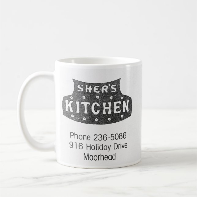 Taza De Café Sher's Kitchen Moorhead MN (Izquierda)