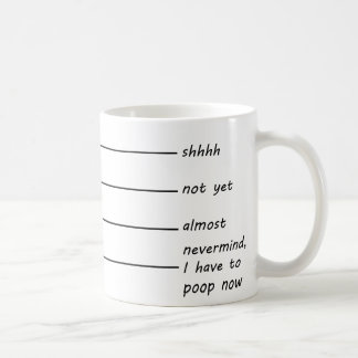 Taza De Café Shh, casi café mug