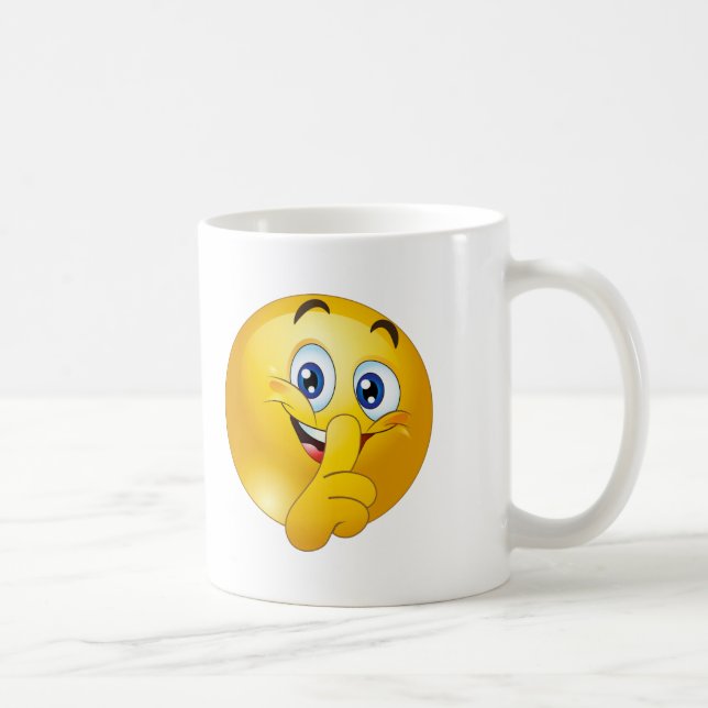 Taza De Café Shh emoji (Derecha)