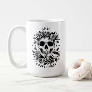 Taza De Café Shhh... café primer calavera