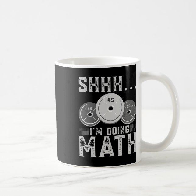Taza De Café Shhh estoy haciendo un entrenamiento de halterofil (Derecha)
