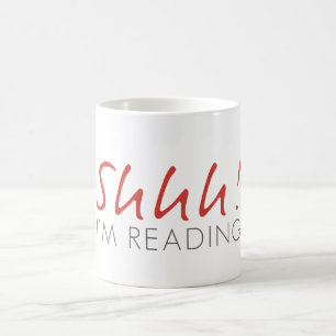 Taza De Café ¡Shhh! Estoy leyendo café