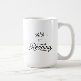 Taza De Café Shhhh... Estoy leyendo Mug