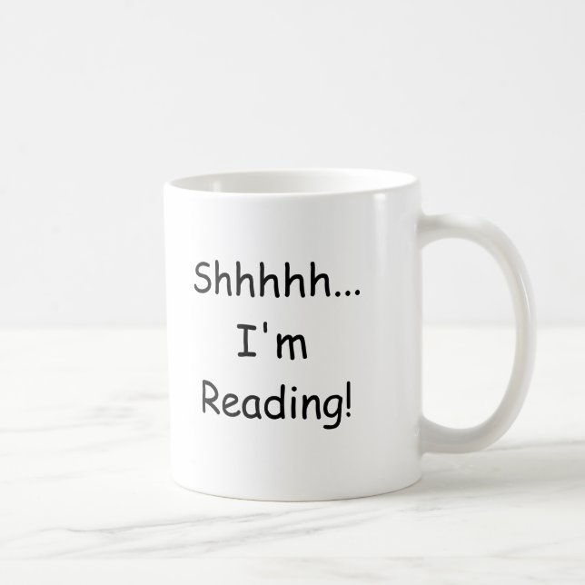 Taza De Café ¡Shhhhh… que estoy leyendo! (Derecha)