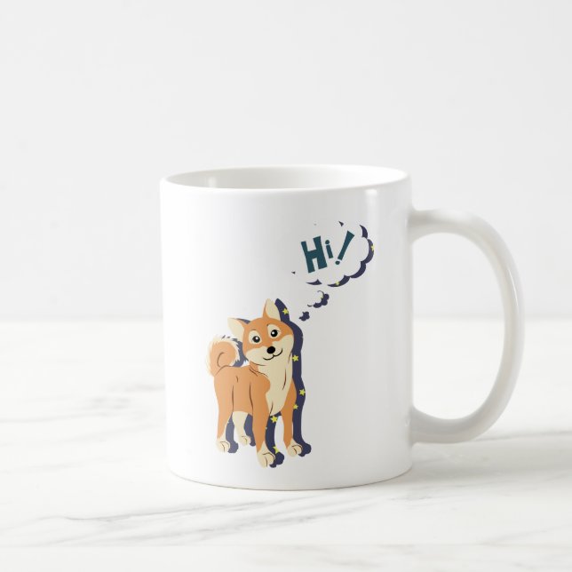 Taza De Café Shiba Inu (Derecha)